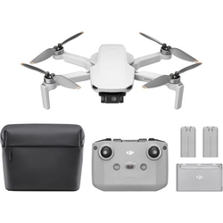 DJI Drone Mini 4K Fly More Combo with 720px 30 fps Camera with DJI RC-N1C Remote Controller, Light Gray EU (CP.MA.00000797.01)