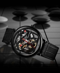 CIGA Design Fang Yuan Automatické mechanické náramkové hodinky Black