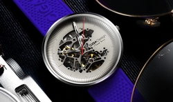 CIGA Design Náramkové hodinky Michael Young Series Titanium Edition Automatic Mechanical Skeleton Blue