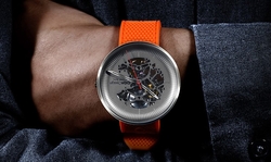 CIGA Design Náramkové hodinky Michael Young Series Titanium Edition Automatic Mechanical Skeleton Orange