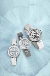 CIGA Design Dánske náramkové hodinky R-Series Rose Quartz z kože