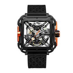 CIGA Design Mechanické náramkové hodinky X-Series z nehrdzavejúcej ocele Orange