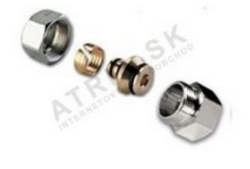 Sada zverného šróbenia so vsuvkou- 1/2"Fx16x2 ALU