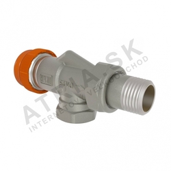 Dynamický termostatický ventil s prednastavením - 3/8"; axiálny