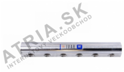 Rozdeľovač - neosadený - 1"x1/2"; 2cestný; nikel