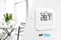 Drôtový izbový regulátor TECH EU-295 v3