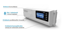 TECH EU-L-7e drôtový regulátor pre termoelektrické pohony 8 zón