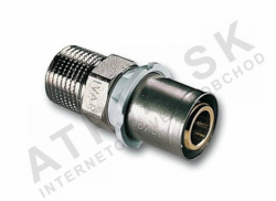 Prechodka PRESS  - závit vonkajší - 3/4"Mx18