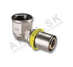 Koleno PRESS-GAS 90°  - závit vnútorný - 3/4"Fx26