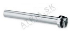 Dopojovacia trubka OPTIMA - 140mm; pr. 15; 1/2"; chróm