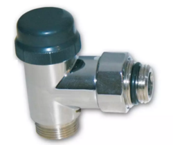 Kúpeľňový termostatický ventil OPTIMA - 1/2"xM24; rohový; inox