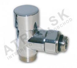 Kúpeľňové regulačné šróbenie OPTIMA - 1/2"xM24; rohové; chróm
