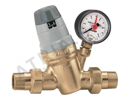 Tlakový redukčný ventil  - so šróbením a manometrom - 5/4"MM