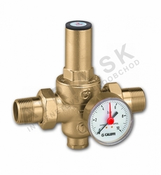 Tlakový redukčný ventil  - so šróbením a manometrom - 3/4"MM