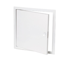 Plechové revízne dvierka so štvorhranným zámkom, systém B1 800×800mm – RAL 9016