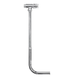 Tlačný ventil pre WC nadomietkový, komplet s rúrou, 3/4"