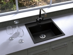 drez granitový Sinks SOLO 560 Metalblack
