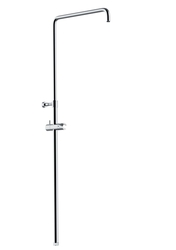 AQS SET termostatickej batérie PERSEI s tyčou Tevere a kompletným príslušenstvom, hlavica Slim 250mm