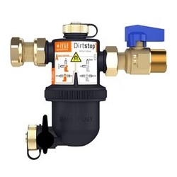 Magnetický filter DIRTSTOP -  otočný s patentovanou vložkou - 3/4"M x 3/4"F; 1,46m3/h; šedý - akcia