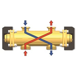 Hydraulický oddeľovač - pre horizontálny distribučný rozdeľovač DN 25 - 3500l/h