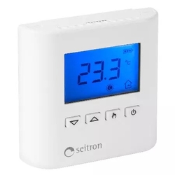 Digitálny priestorový termostat - +5 °C až +40 °C; 2x1,5V AAA; 2Ax1  - akciaT*