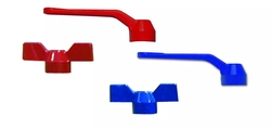 Páka - ku guľovému uzáveru - 1/2"-3/4"; červená