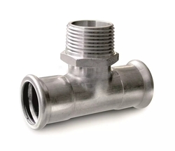 T-kus 90° - s vonkajším závitom - N - 22-R3/4"-22mm