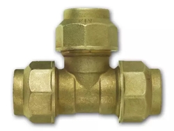 T-kus - potrubie/potrubie/potrubie - 25x25x25; PE