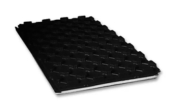 Systémová izolačná doska - s ochrannou hydroizolačnou fóliou-1000x500mm-0,50m2; čierna-7,5m2/15ks