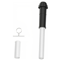 BOSCH - Zvislý odťah spalín 80/125mm, 1277mm, čierna farba