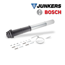 BOSCH - Zvislý odťah spalín 80/125mm, 1277mm, čierna farba