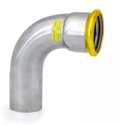 Oblúk 90° PRESS GAS - s jedným zásuvným koncom - 22mm