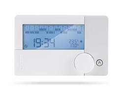 Denný/týždenný priestorový termostat - +5 °C až +40 °C; 2x1,5V AA; 2Ax1