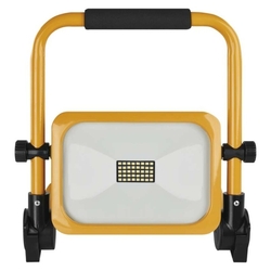 LED reflektor ACCO nabíjací prenosný, 20 W studená biela