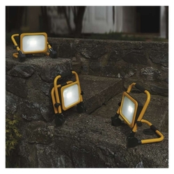 LED reflektor ACCO nabíjací prenosný, 20 W studená biela