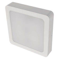 LED prisadené svietidlo RUBIC, štvorcové, biele, 24W, neutrálna biela