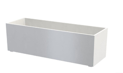 Granisil granitový květináč KUBI 90 cm Biely