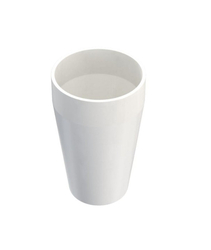 Granisil granitový květináč MONTI 55 cm Biely