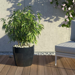 Granisil granitový květináč MONTI 35 cm Sivý