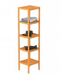 Schütte Bambusová police s 5 přihrádkami ( BMBA02-REG51 )