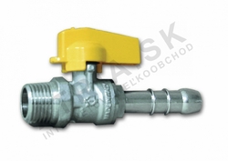 Vzorkovací guľový uzáver PB - pr. 9,8mm; 1/2"F; priamy
