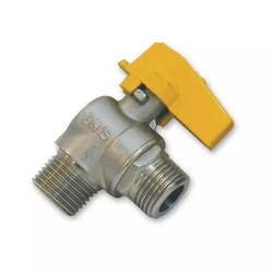 Guľový uzáver plyn - rohový - 1/2"FM; motýľ