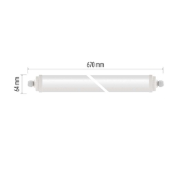 LED prachotesné svietidlo FESTY 18W, IP65