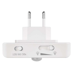 LED nočné svetlo P3319 s pohybovým čidlom do zásuvky