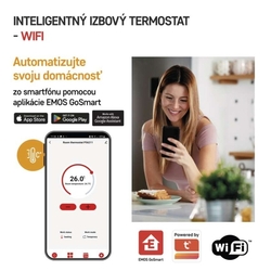 Izbový programovateľný bezdrôtový WiFi GoSmart termostat P56211