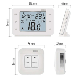 Izbový programovateľný bezdrôtový WiFi GoSmart termostat P56211