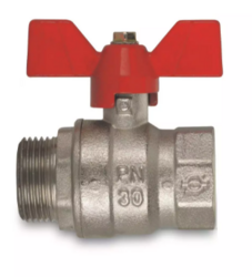 Guľový uzáver voda PERFECTA - 5/4"MF; motýľ