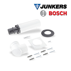 BOSCH - Vodorovný odťah spalín 80/125 mm