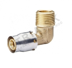 Koleno PUSH 90°  - závit vonkajší - 20x1/2"M