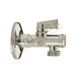 Rohový guľový uzáver - s filtrom - 1/2"x3/8"; bez matice